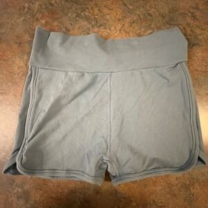 DSG Womens XXL Cotton Seamless Short Ultra High Rise 3" Gray